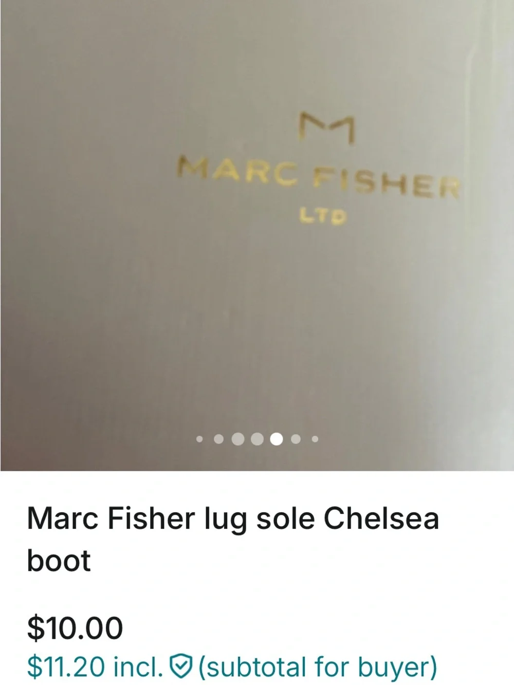 Marc Fisher suede chelsea